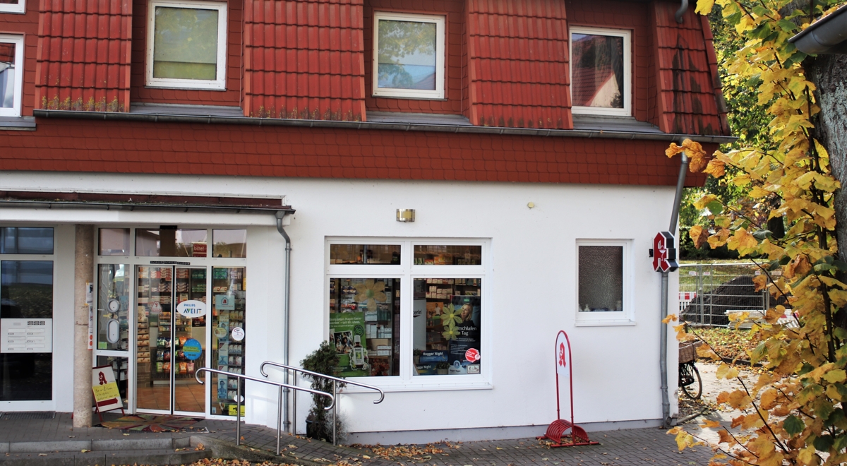 Aussenansicht der Sonnen-Apotheke